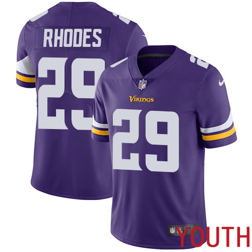 Minnesota Vikings #29 Limited Xavier Rhodes Purple Nike NFL Home Youth Jersey Vapor Untouchable->youth nfl jersey->Youth Jersey